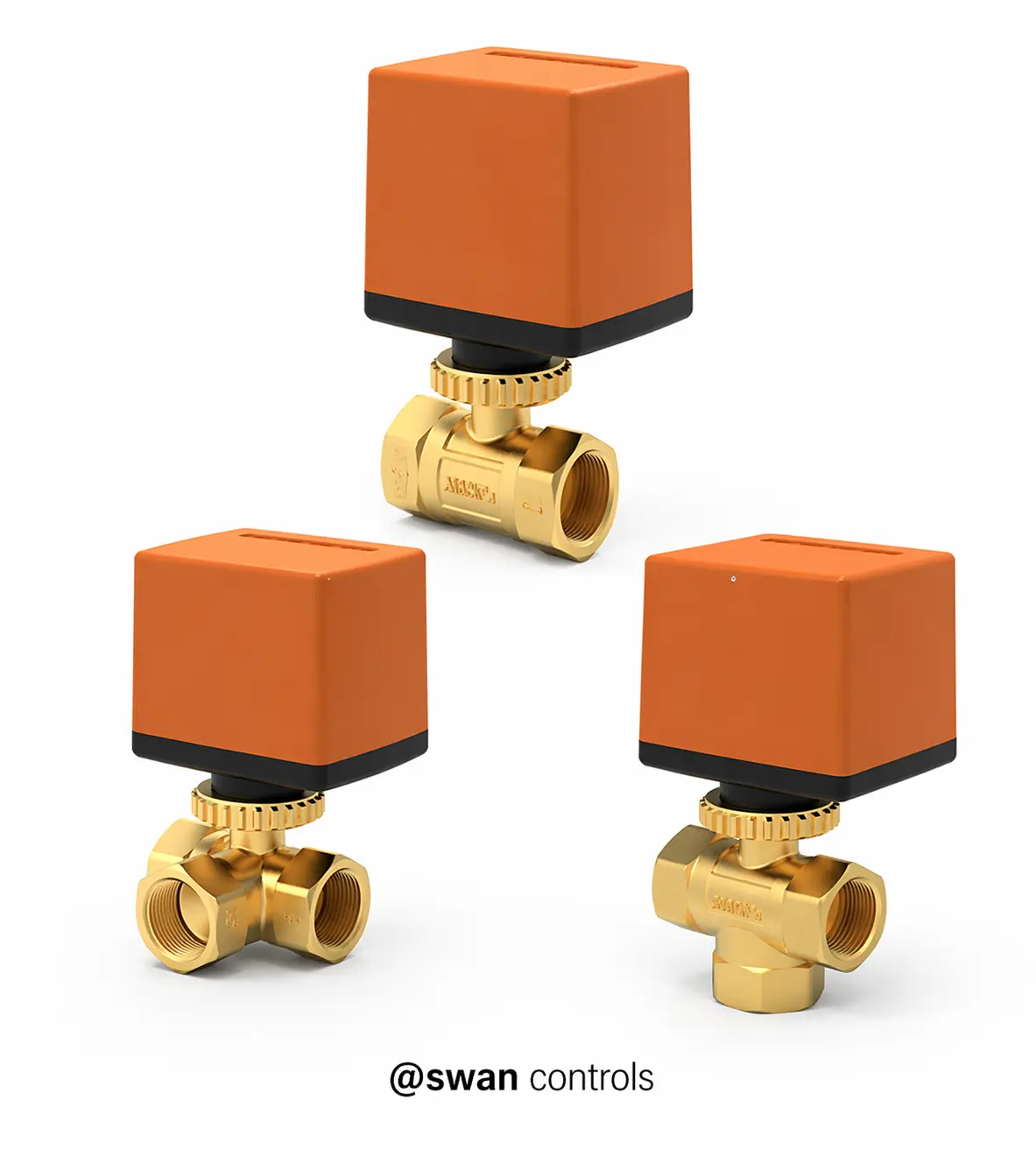 Motorized Ball Valve 2 Way 3 Way SPST SPDT Control for FCU HVAC System HTW-DH HTW-DH motorized ball valve for FCU system with 2 way and 3 way control SPST SPDT actuator for HVAC water flow control