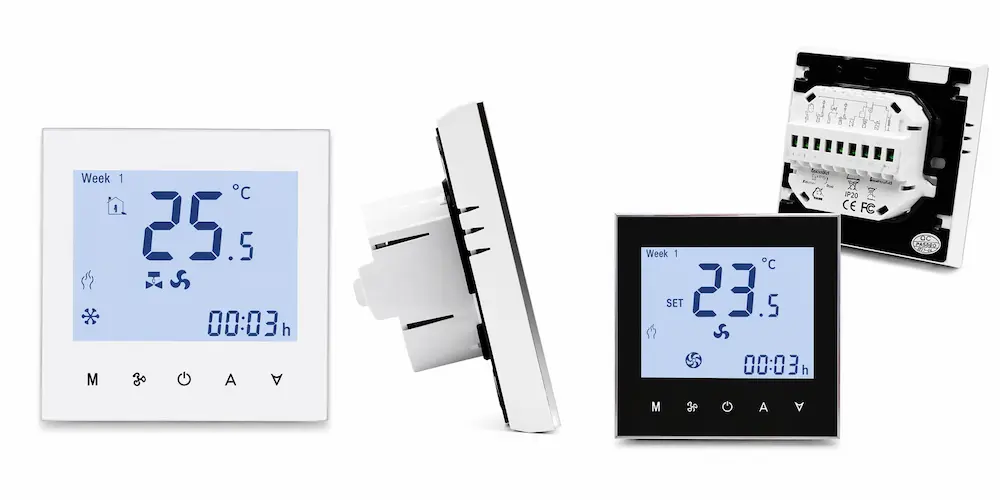 HTW-WF01-FC-4DMN Digital Fan Coil Thermostat for fan coil unit with Modbus control