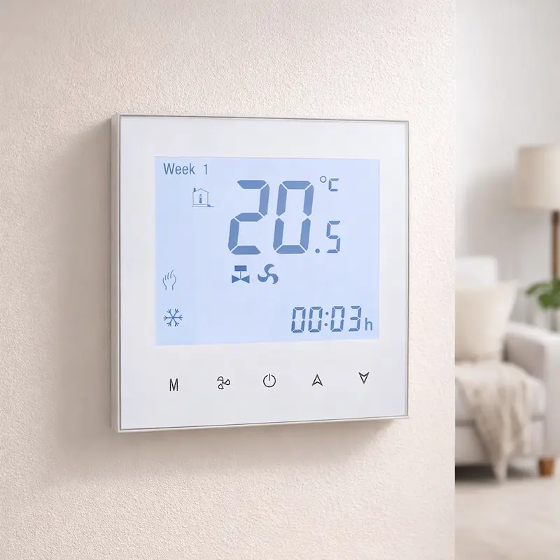 HTW-WF01-FC-MEN Electronic Modbus Thermostats for FCU Room Temperature Control