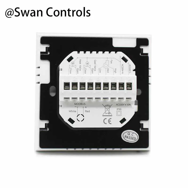 HTW-WF01-FC-MK Indoor Thermostat with Keycard for FCU HVAC System HTW-WF01-FC-MK Indoor Thermostat with Keycard for 2 pipe fan coil unit with 0-10V modulating control