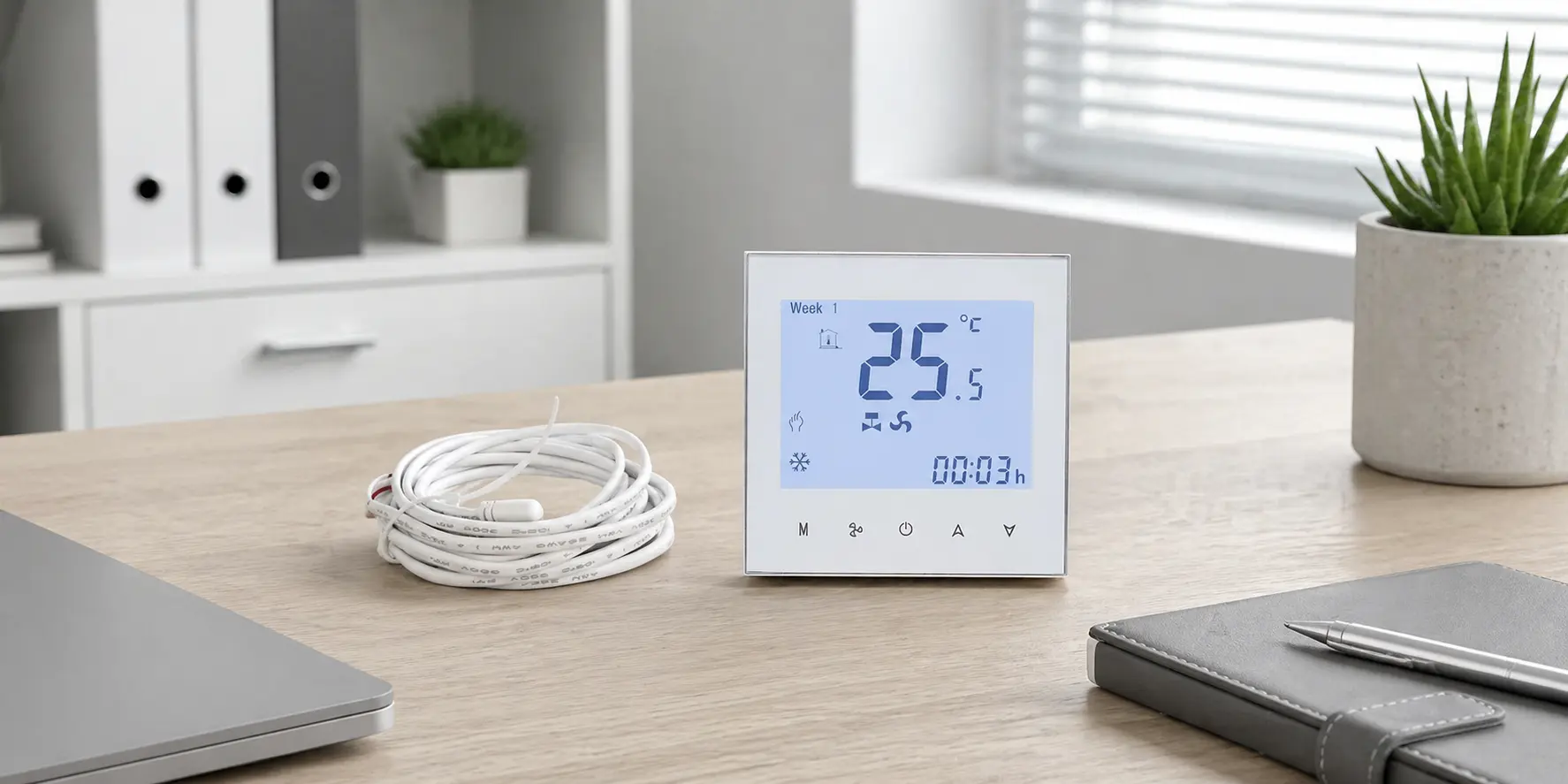 Thermostat output matching for PICV valve and commercial control
