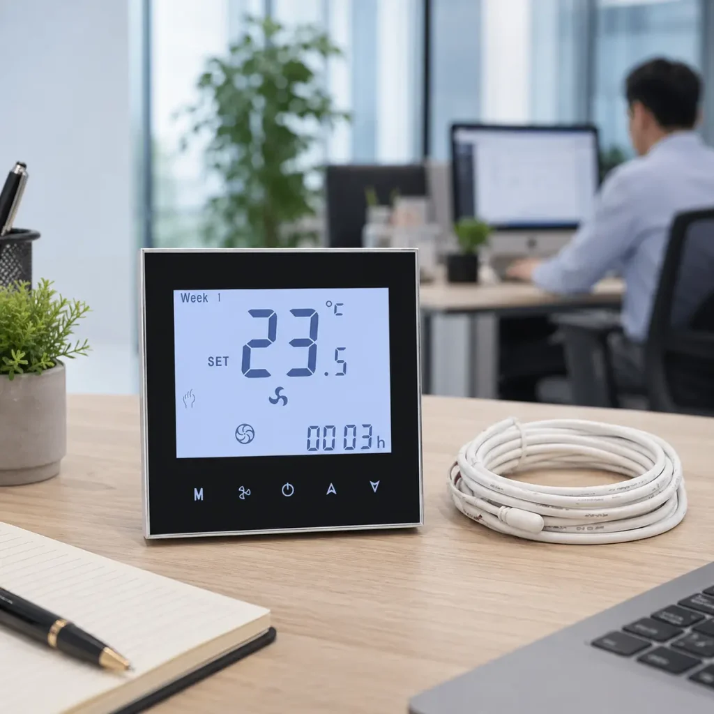 Thermostat matching guide for sensor relay and output type