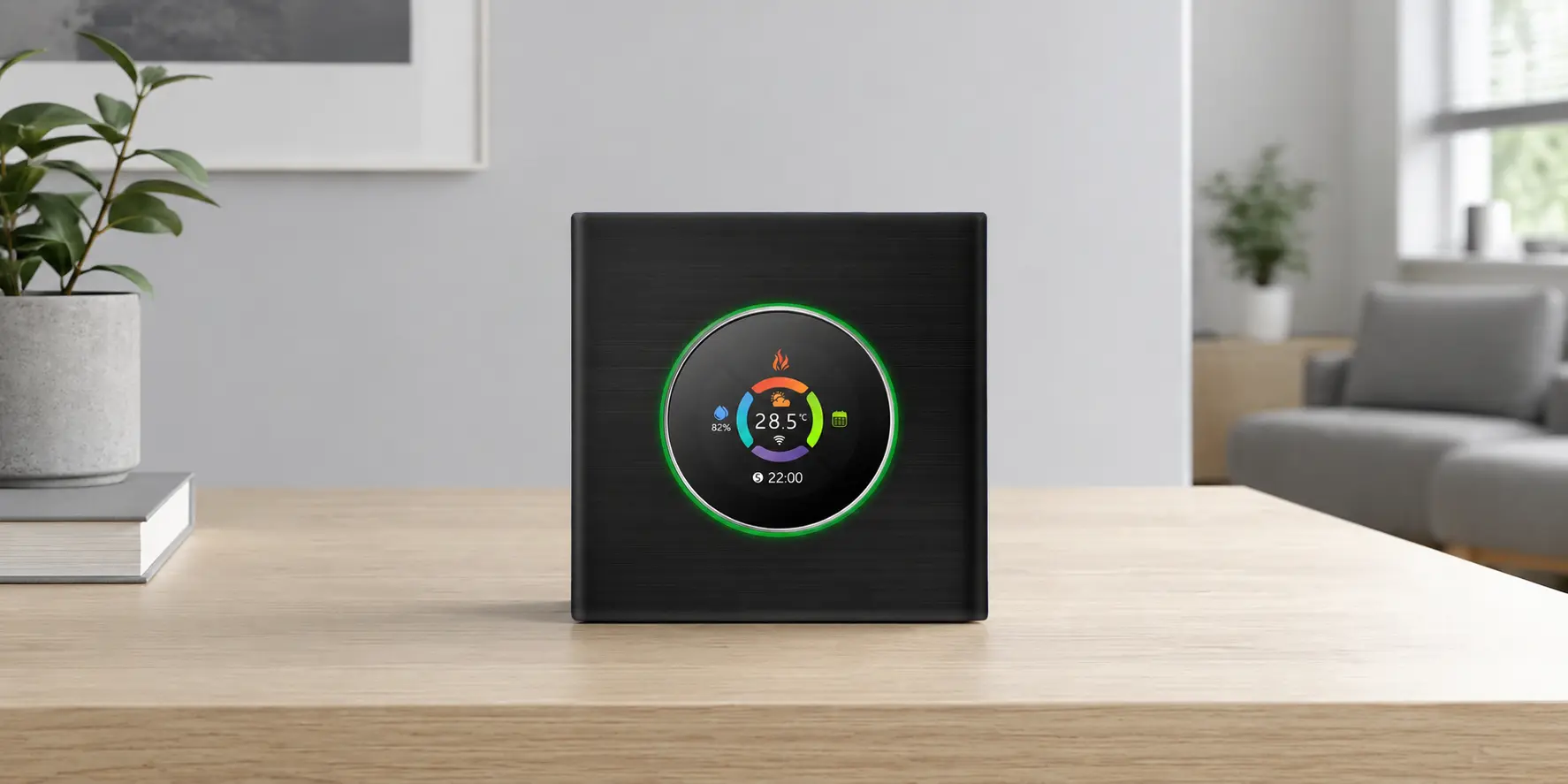 Temperature controller applications in room thermostat boiler and water heating systems