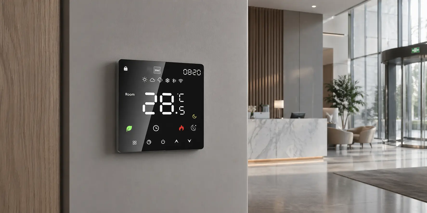 Buyer checking boiler thermostat specifications before ordering