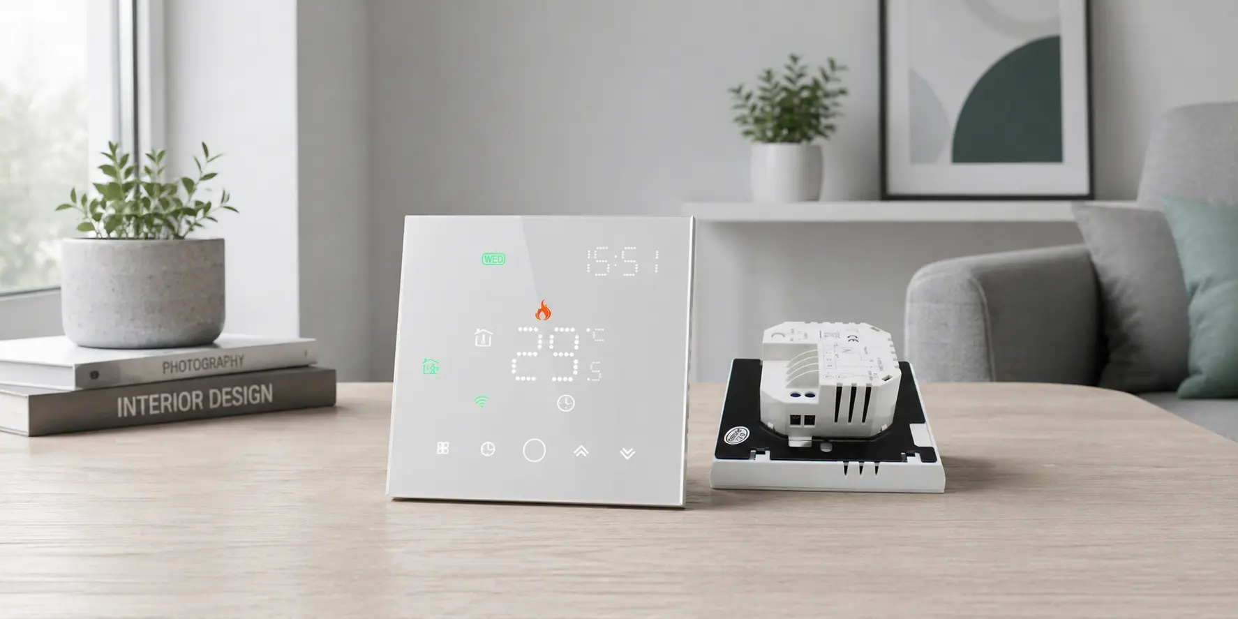 Boiler thermostat and room thermostat confusion in heating control