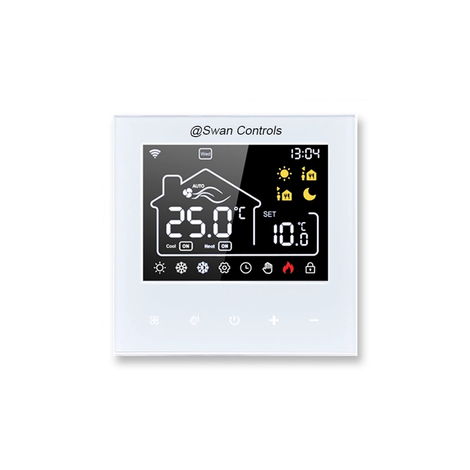 ODM Modbus Thermostat 2 Digital Inputs AC System Practical Modern Design (m4) ODM Modbus Thermostat 2 Digital Inputs AC System Practical Modern Design (m4)