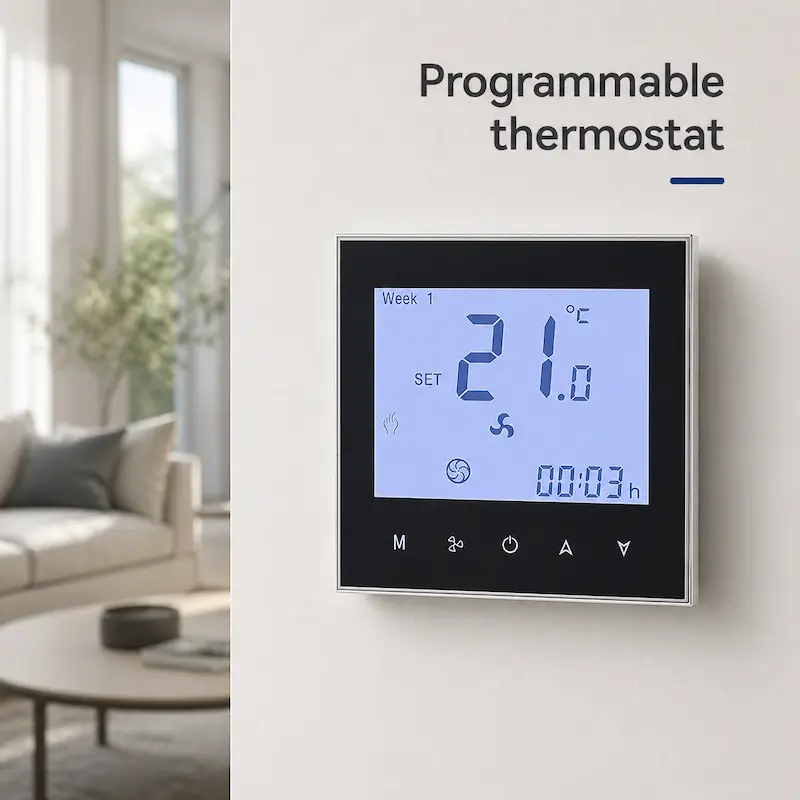 Programmable thermostat selection for commercial and residential HVAC projects