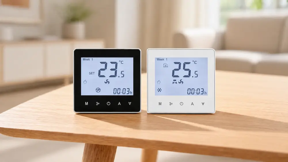 Programmable thermostat selection for commercial and residential HVAC projects