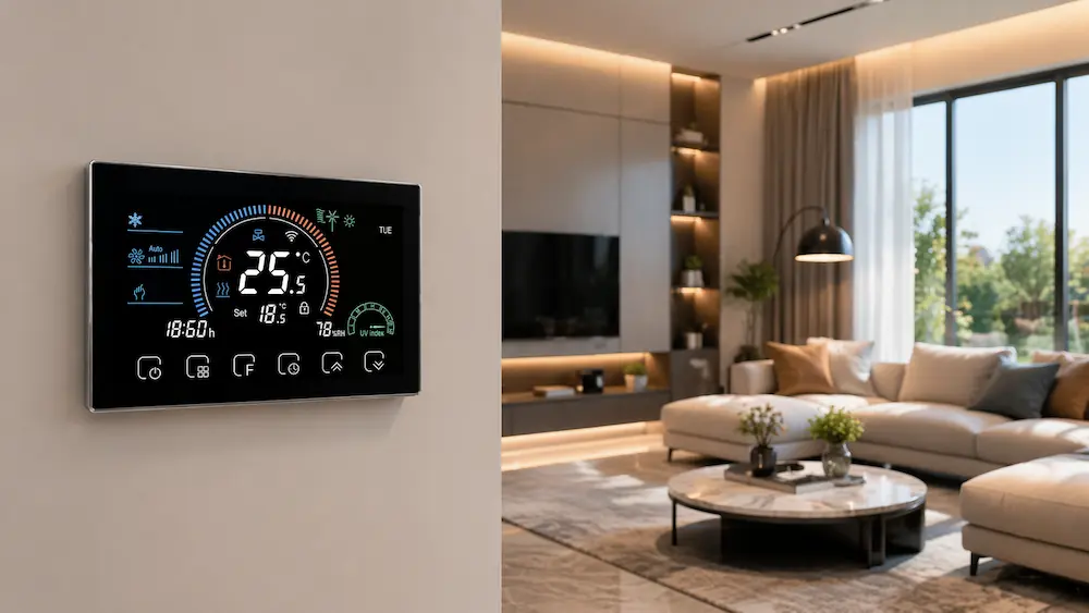 HTW-MT08-FC-4 Standalone Fan Coil Thermostats for 4 pipe HVAC system control
