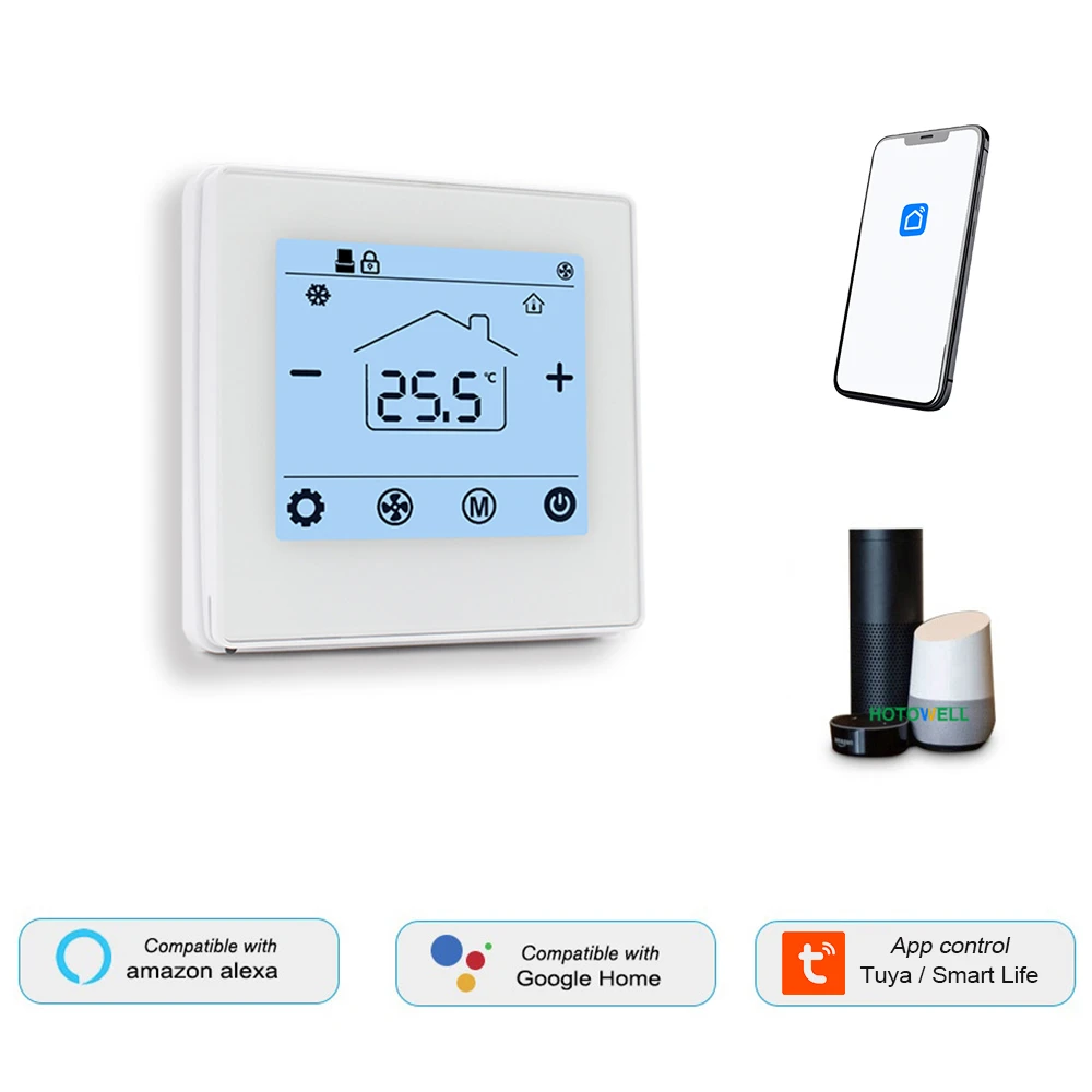 Tuya App Control Programmable Thermostat WiFi 2 pipe Easy to Use (m2) Tuya App Control Programmable Thermostat WiFi 2 pipe Easy to Use (m2)