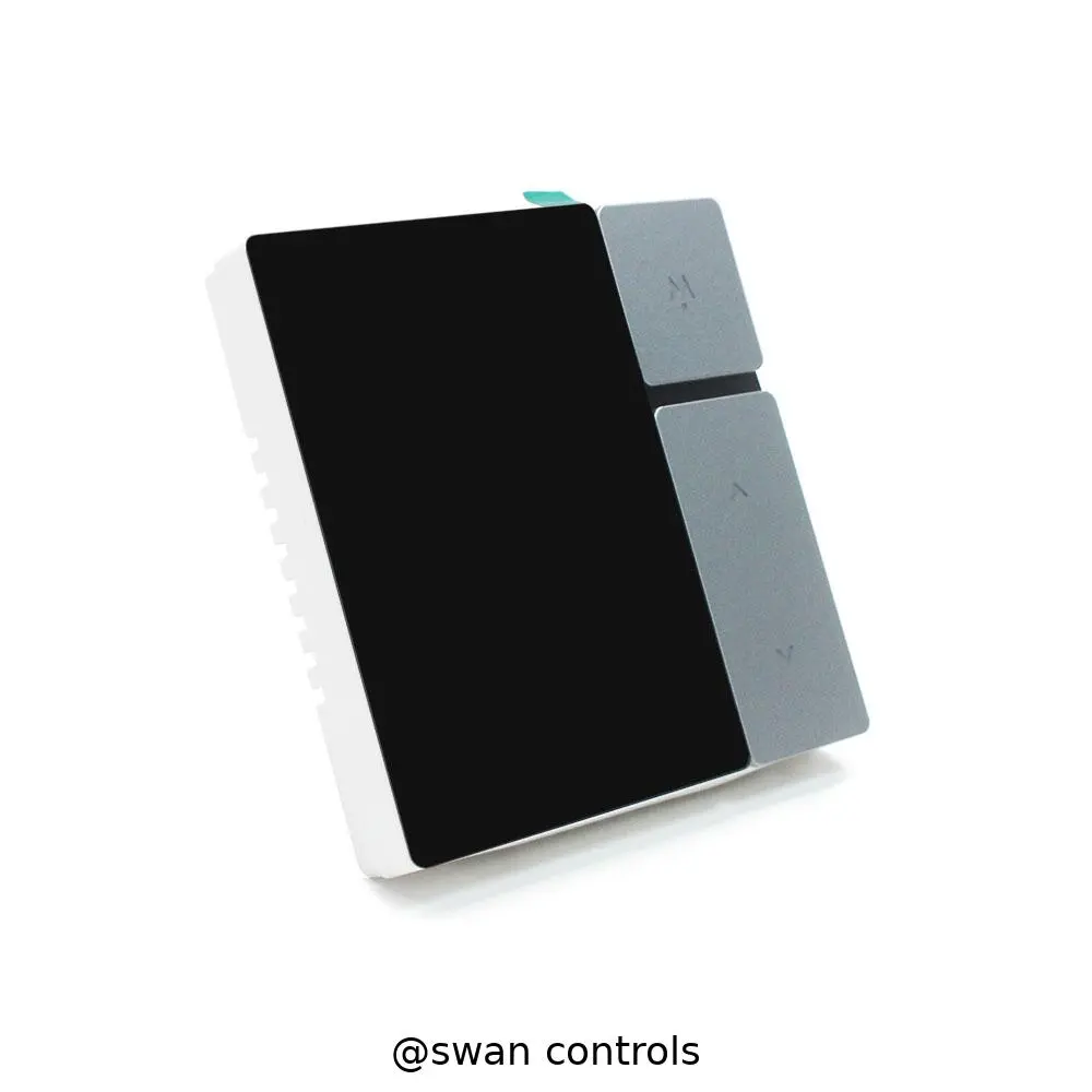 Certified CE Electric Heating Thermostat with smart button design and LED display HTW-WF06RP-16A-G Electric Heating Thermostat with LED screen grey color design