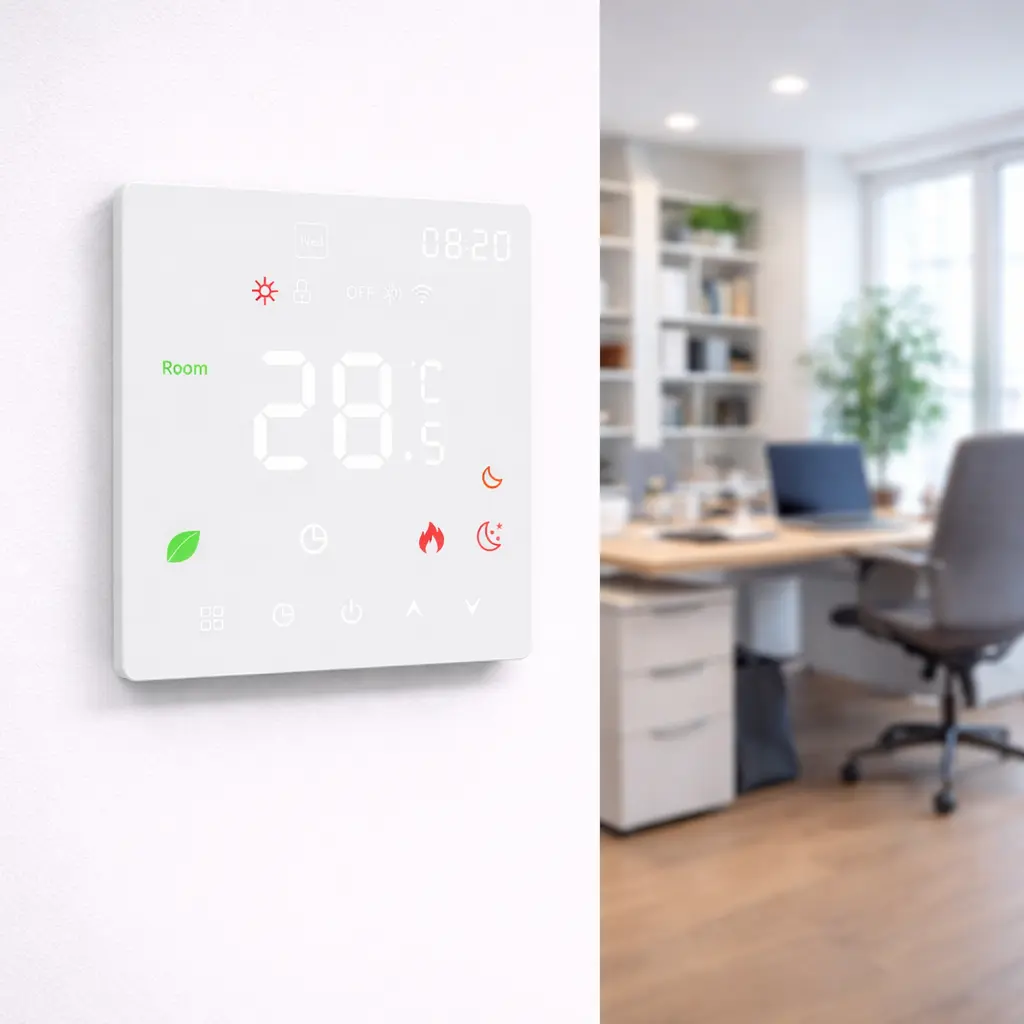HTW-WF07RP-16A-W WiFi Electric Heating Thermostat with LED screen and app control