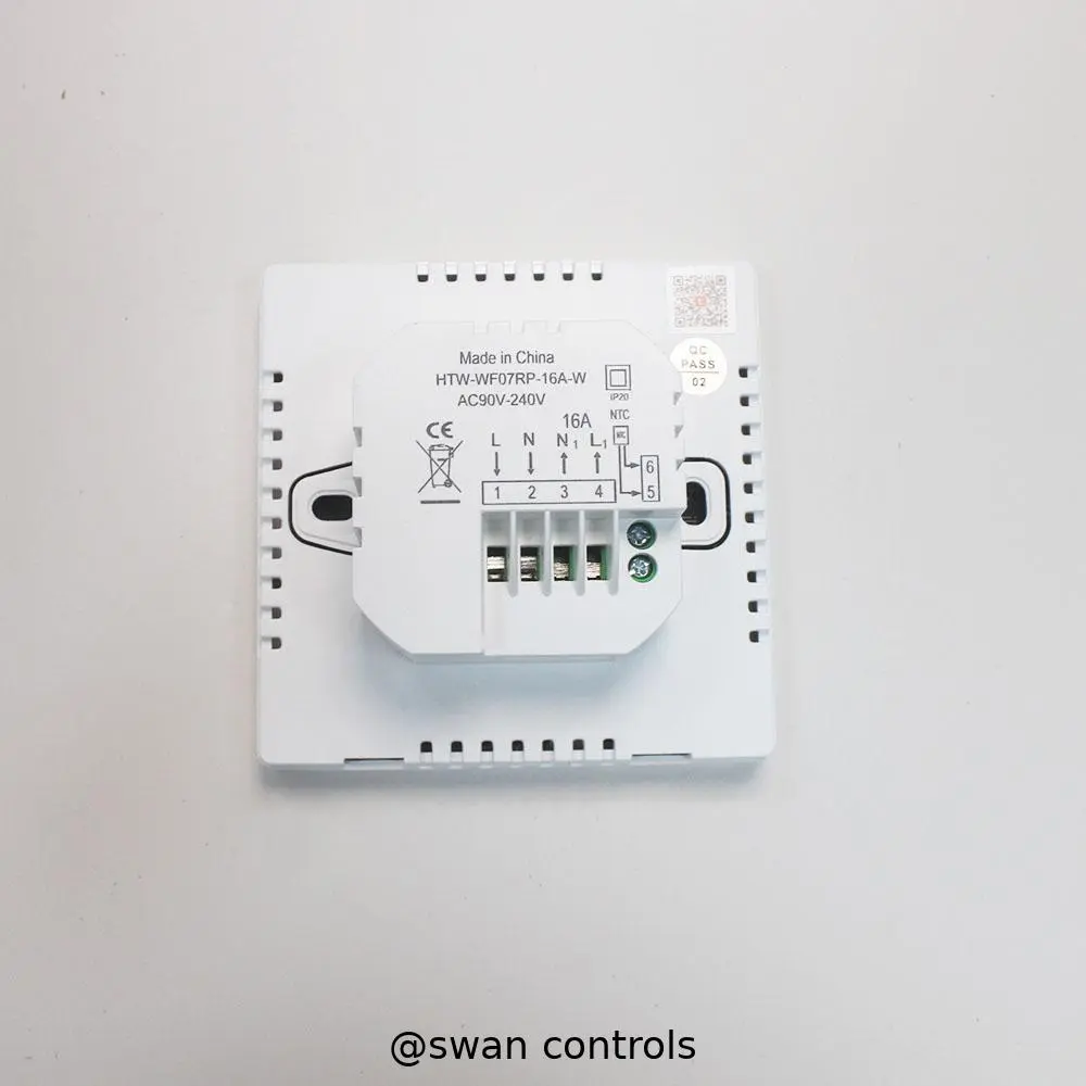 Cost-Effective WiFi Water and Boiler Heating Thermostat with LED colourful touch screen