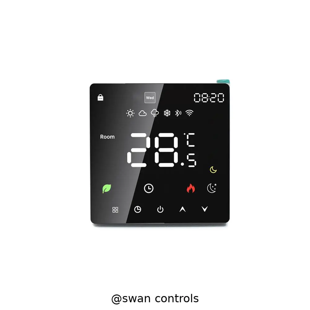 Trusted Supplier WiFi Water and Boiler Heating Thermostat with LED display and touch control HTW-WF07RP-3ANV-G WiFi Water and Boiler Heating Thermostat with LED screen and touch button