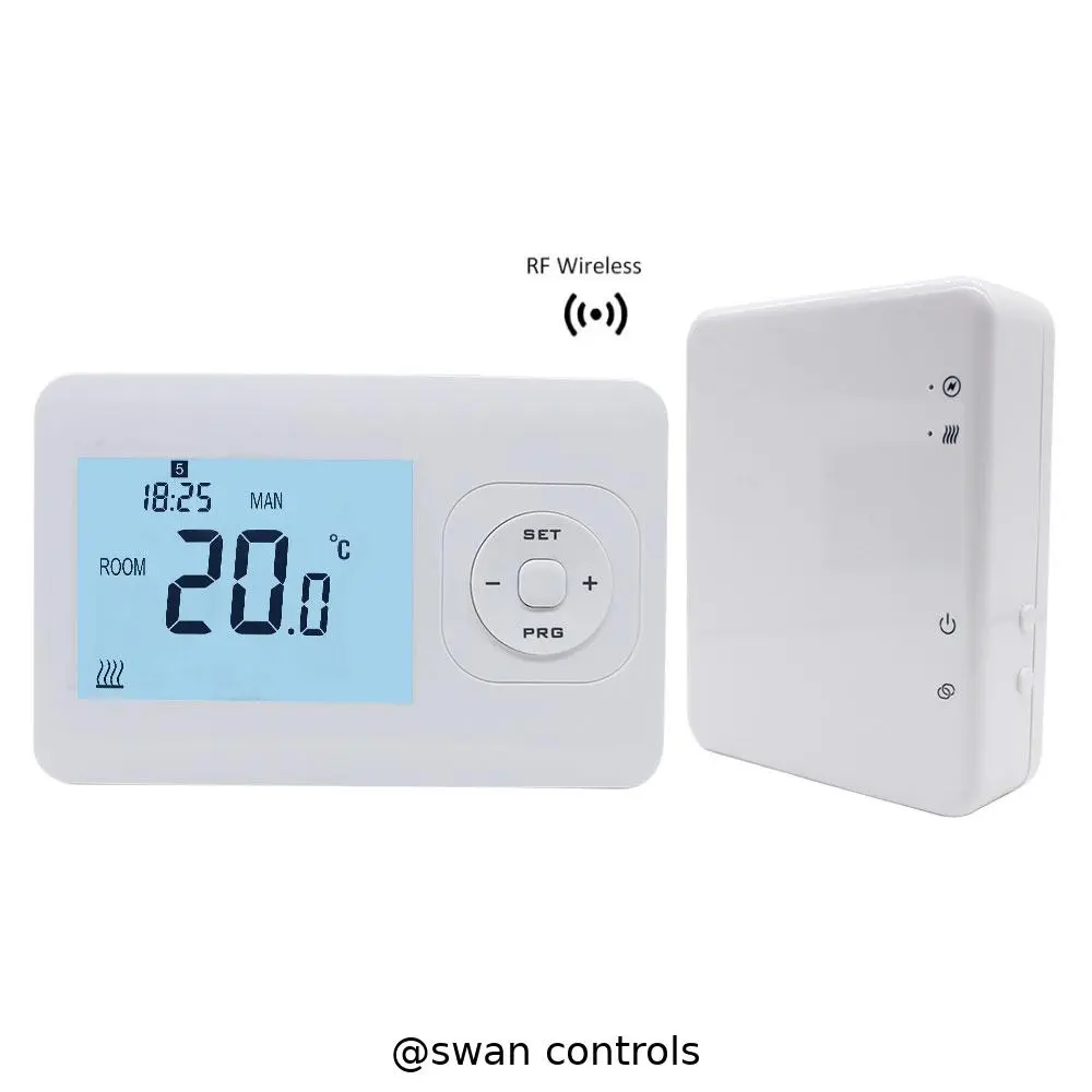 Durable WiFi Wireless Boiler Thermostat with programmable control for HVAC heating system HTW-WKT13-PRO WiFi Wireless Boiler Thermostat with programmable control and wireless receiver