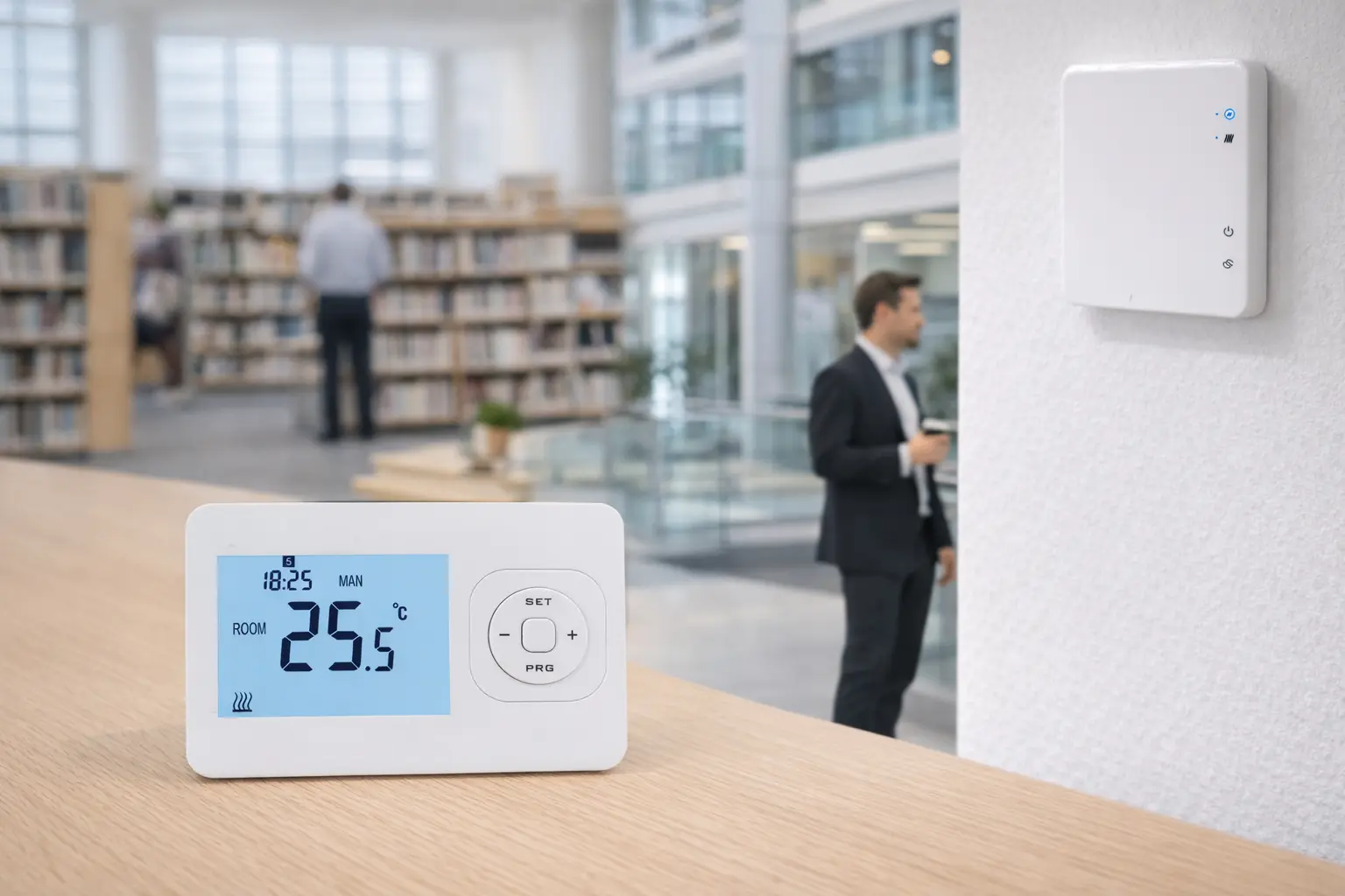 HTW-WKT13-PRO WiFi Wireless Boiler Thermostat with programmable control and wireless receiver