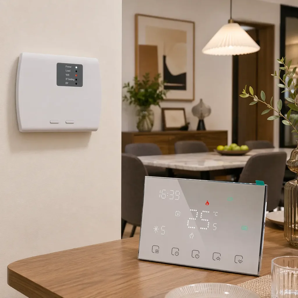 HTW-WKT18-16ANV3 WiFi Wireless Thermostat for electric heating and boiler heating with internal temperature sensor