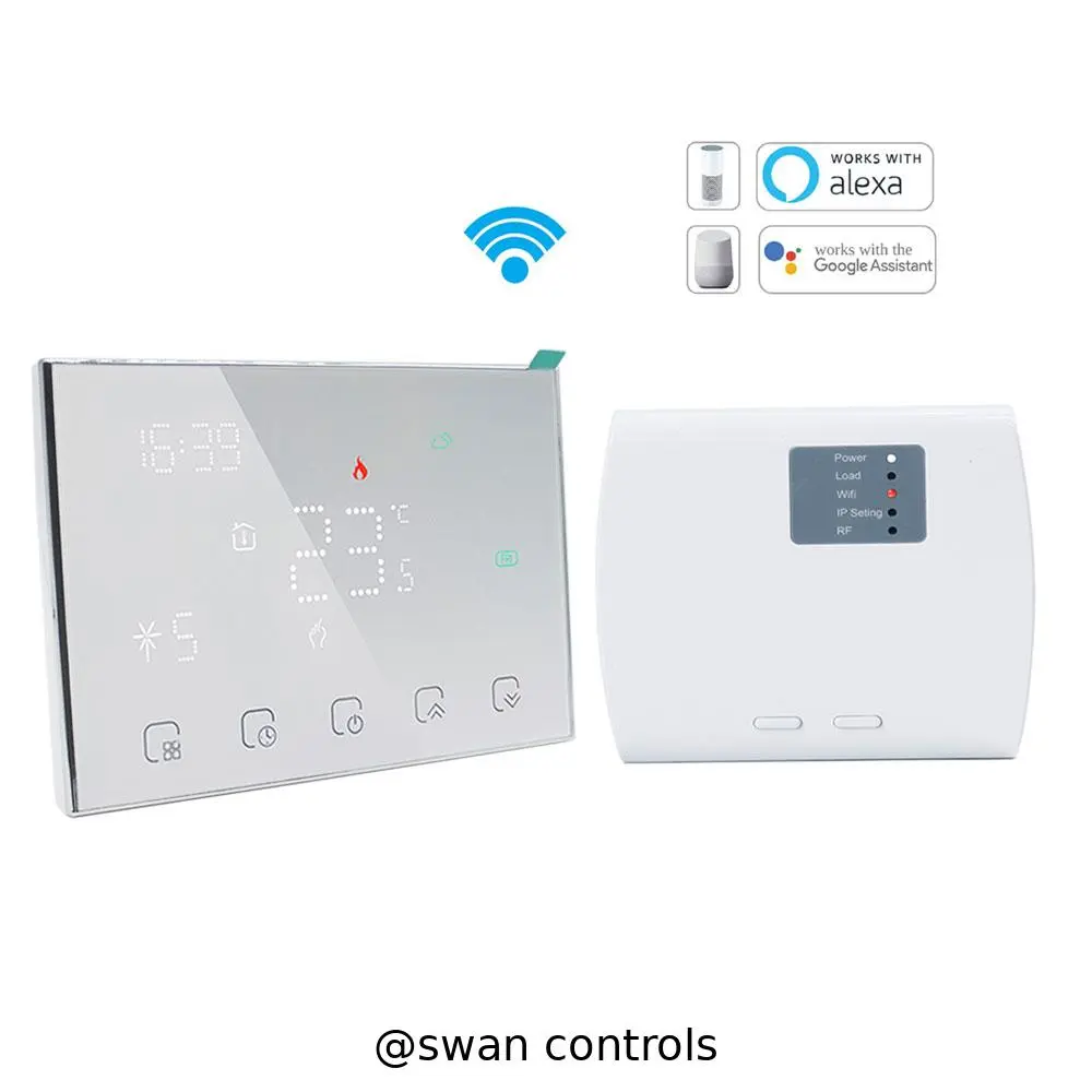 Easy Use HTW-WKT18-316A3 WiFi Wireless Thermostat for water heating and electric heating systems HTW-WKT18-316A3 WiFi Wireless Thermostat with LED touch screen for water and electric heating control