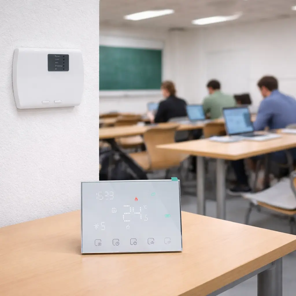 WiFi Wireless Heating Thermostat HTW-WKT18-3ANV3 for water heating and boiler heating with LED display and wireless control