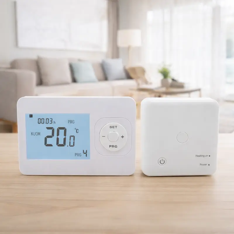 HTW-31-WKT13-WF WiFi Wireless Thermostat with transmitter and receiver for heating system control