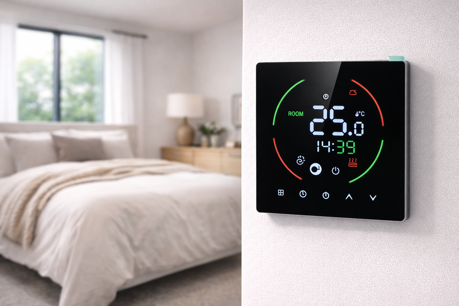 HTW-WF03RP-16A Wifi Electric Heating Thermostat with LED display for home heating system