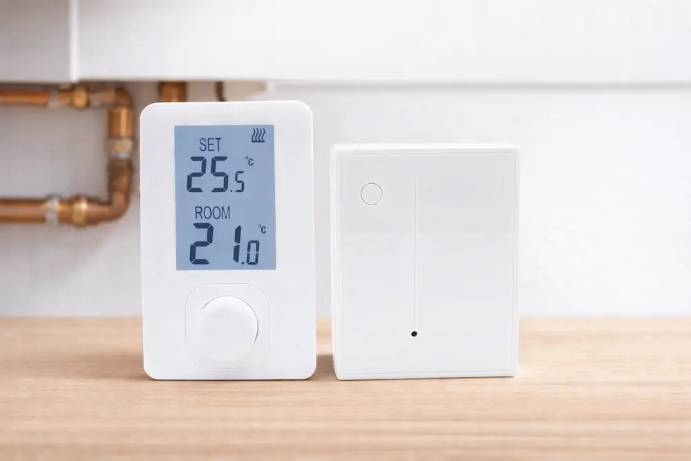  HTW-31-WKT13V Wireless Heating Thermostat with transmitter and receiver for home heating system 