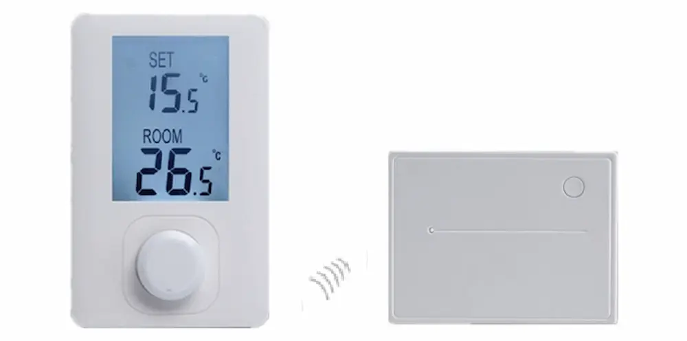 HTW-31-WKT13V Wireless Heating Thermostat with transmitter and receiver for home heating system