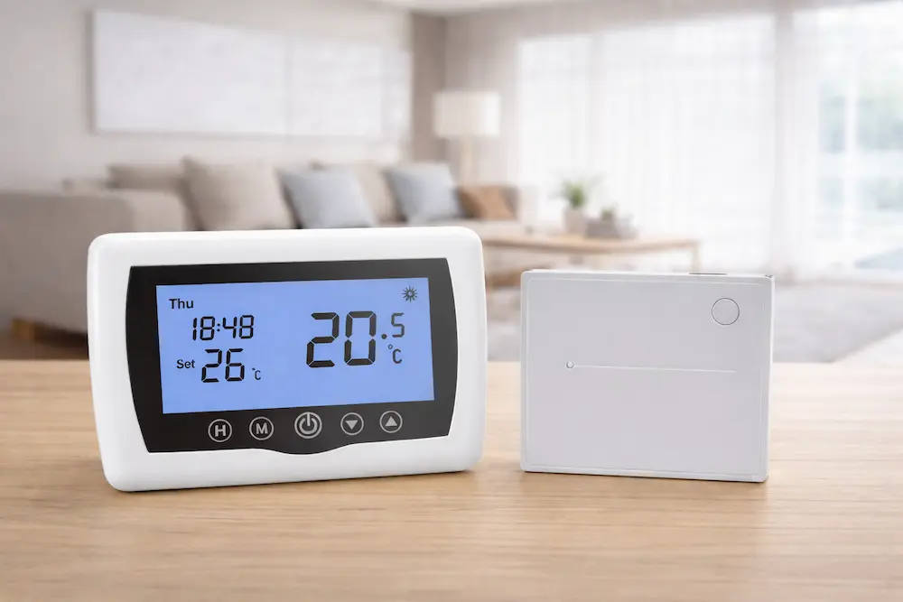 HTW-31-H19 Wireless Heating Thermostats with transmitter and receiver for indoor heating control