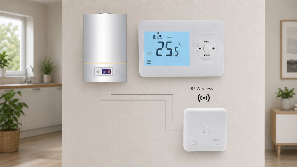 Wireless thermostat final wiring and function test checklist