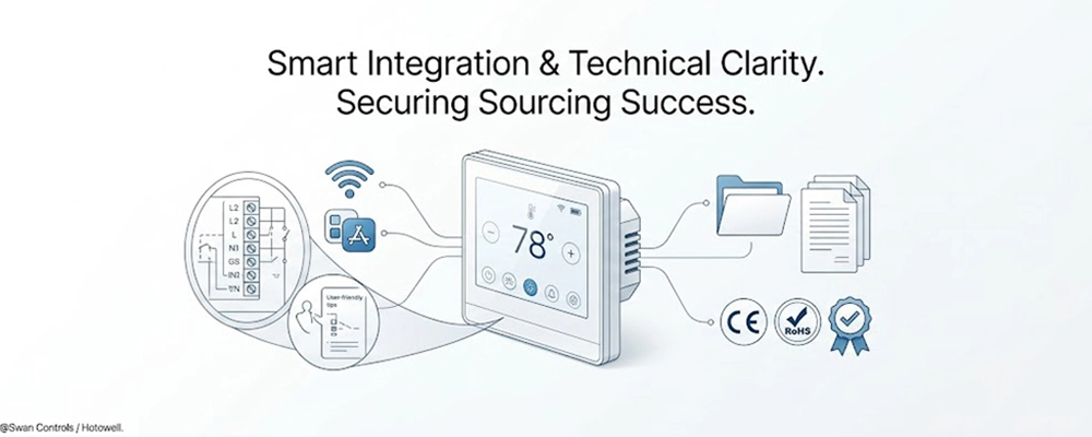 Check App Management and Technical Documents for Smart thermostat