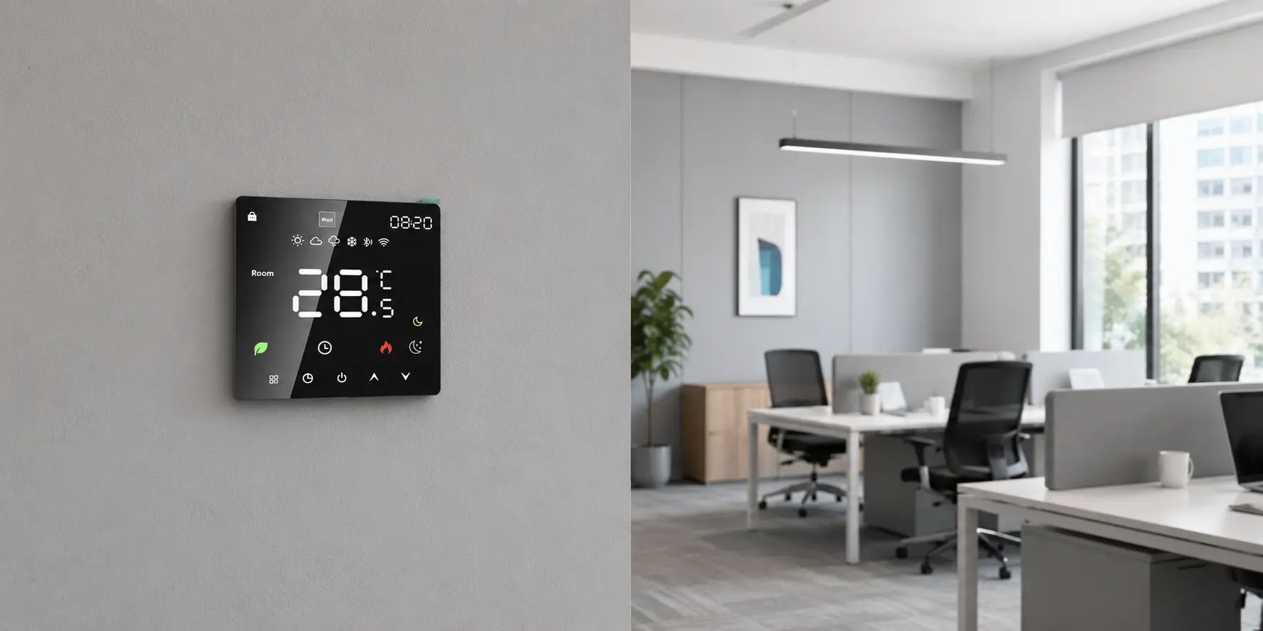 WiFi thermostat expectation versus real underfloor heating control result