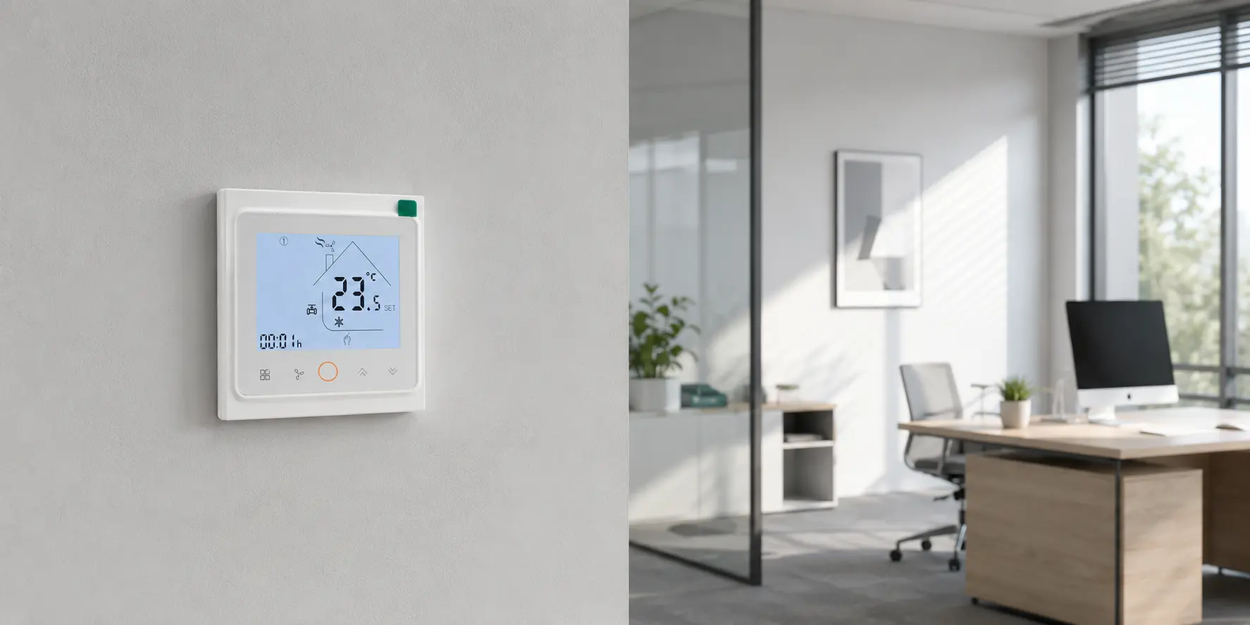Floor sensor confirmation before wiring an underfloor heating thermostat