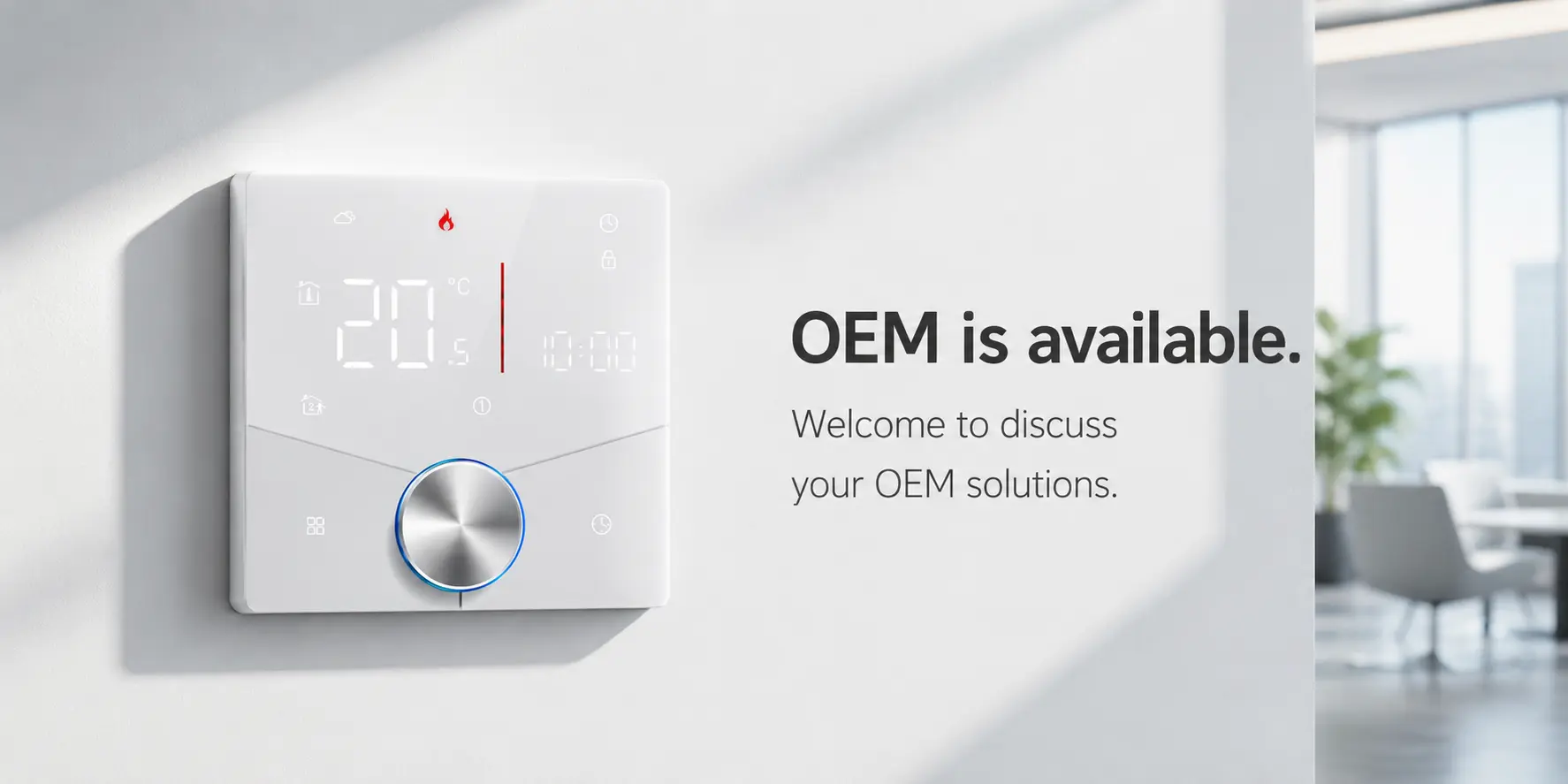 Underfloor heating thermostat OEM product line planning for different markets