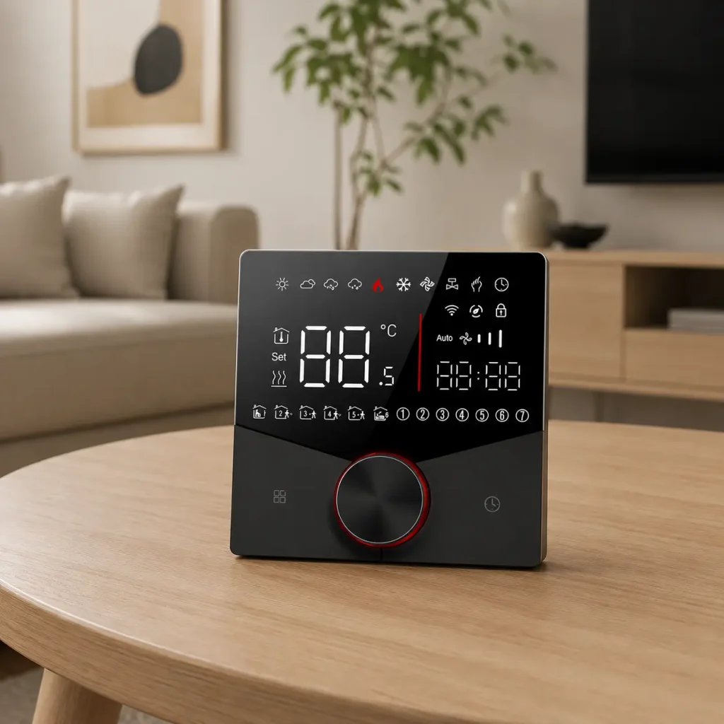 Underfloor heating thermostat OEM project evaluation for sensor logic smart home fit and long term product value
