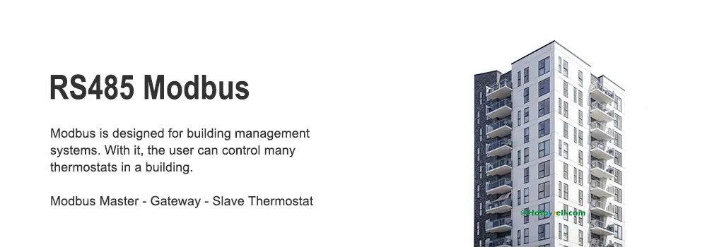 RS485 and Modbus difference in thermostat communication projects